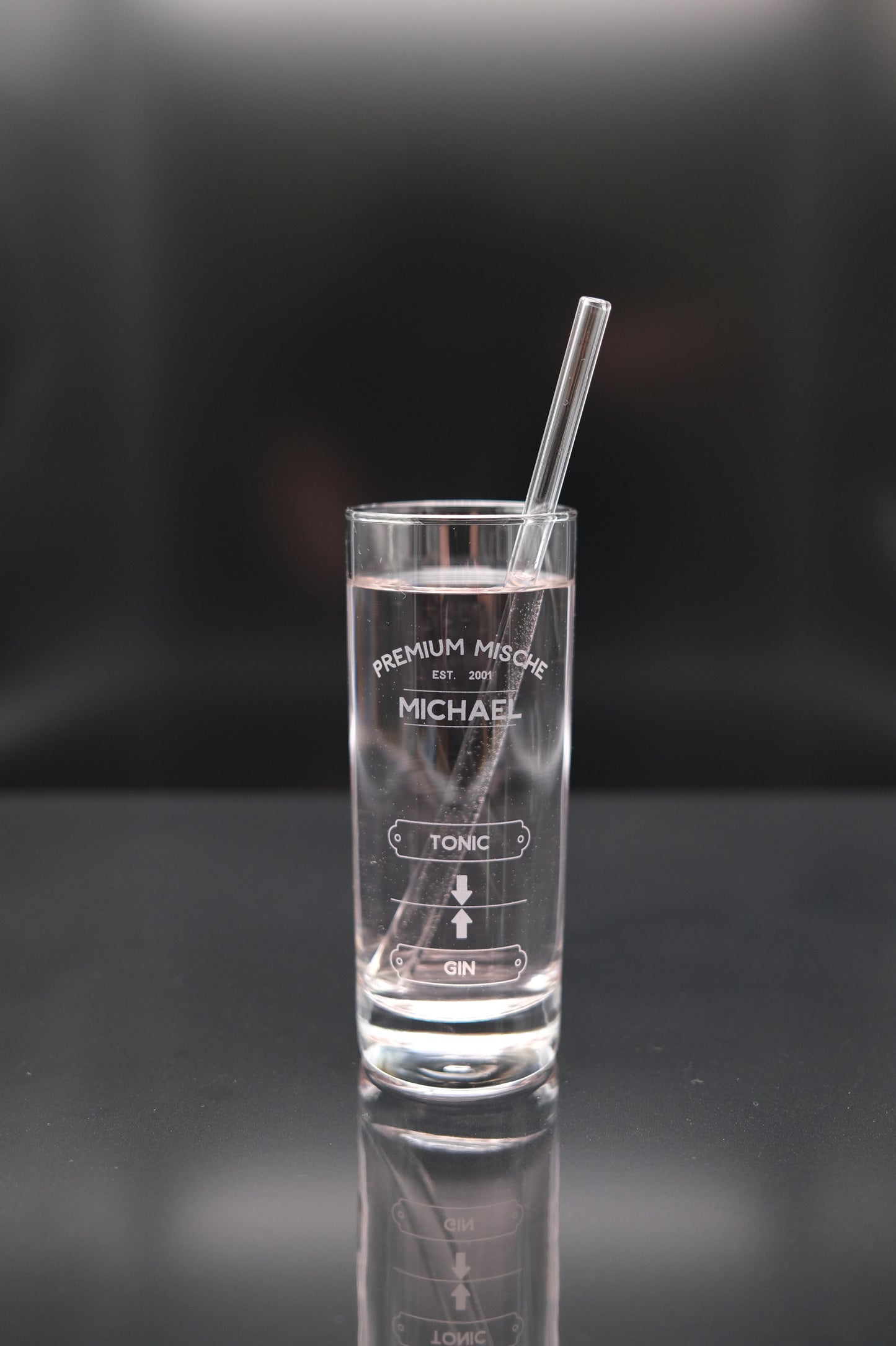 Longdrinkglas – Individuelle Premium Mische mit Wunschname
