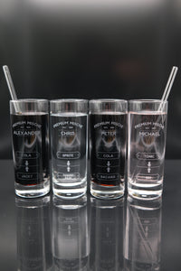 Longdrinkglas – Individuelle Premium Mische mit Wunschname