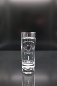 Longdrinkglas – Individuelle Premium Mische mit Wunschname