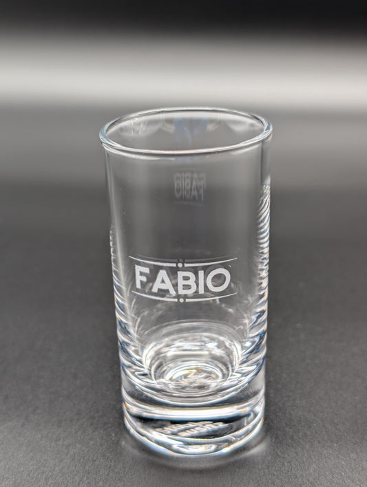 Schnapsglas – Shot Glas mit deinem Wunschname